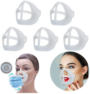 Owfeel™ Máscara 3D Respirador De Silicone . Pacote com 5 Peças